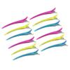 12Pcs Metal Salon Hair Clips, Strong Grip for Any Hair Style, Professional Hair Sectioning Clamps for Styling, DIY Use at Home, Aluminum & Plastic Design view 1