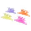 12pcs Multicolor Plastic Butterfly Hair Clips, Strong Hold Hair Claws for Styling, hairdressing salon accessories for ladies view 2