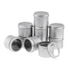 10 Packs 100ml Round Aluminum Cosmetic Cream Empty Lip Balm Jars - Travel-size Containers for Homemade Lip Balms and Creams - weight and - for Makeup On-the-Go - Targeted view 1