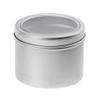 10 Packs 100ml Round Aluminum Cosmetic Cream Empty Lip Balm Jars - Travel-size Containers for Homemade Lip Balms and Creams - weight and - for Makeup On-the-Go - Targeted view 2