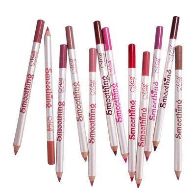Xiaojikuaipao 12PCS Matte Lip Liner Set Long Lasting Multi-functional Pencil Lipstick Makeup | Fuller Lips Red Brown Pink Eyeshadow Blush Eyes | Velvet Smooth