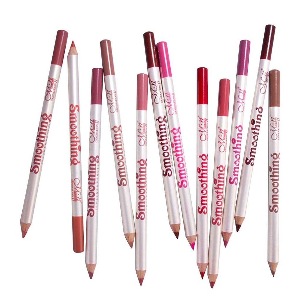 Xiaojikuaipao 12PCS Matte Lip Liner Set Long Lasting Multi-functional Pencil Lipstick Makeup | Fuller Lips Red Brown Pink Eyeshadow Blush Eyes | Velvet Smooth