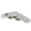 10-Pack Aluminum Screw Lid Lip Balm Containers - Corrosion- Cream Storage Pots - weight and Travel-Friendly - for Cosmetics Samples, Lip Balm, Pills, Essential Oils, and More view 2