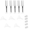 5 Refillable Mascara Bottles with Funnels, Portable Makeup Accessory Set for Travel, 4ml Capacity Containers with Plugs and Easy Refilling Funnel, Beginner Friendly Makeup Artist view 1