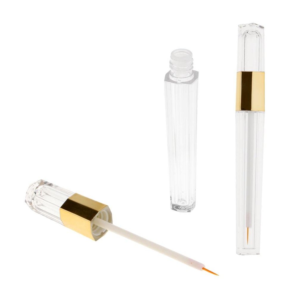 2pcs 5ml Empty Eyelash Mascara Tubes Set | DIY eyeliner container, lip gloss tube, mascara bottle | Travel-friendly & Reusable | Target Audience: Makeup enthusiasts | Trending:
