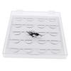 Transparent Acrylic Eyelash Display Stand Holder Organize Case Free, Beauty Salon Storage Box Makeup Vanity Cosmetic Organizer, Clear Portable Travel Gift for Women Girls view 1