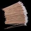 200pc 6" Long Wood Handle Cotton Swab Buds Applicators Lab Cleaning Tool Great for Wound Care and Makeup Applications view 3