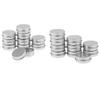20 Pcs 15ml Aluminum Round Lip Balm Tin Container - Reusable Storage Kit for Lip Balm, Cosmetics, and Travel - Tight Screw Lid, Multi-purpose Use view 1