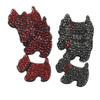 10 Pcs DIY Dog Sticker Hair Accessories - Craft Lovely Hair Jewelry, Headbands, and Decorative Hair Ties with Non-Woven Fabrics - Perfect for Ponytail Holders and Wedding Bouquet view 3