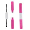 2x 2 Way Blank Mascara Tube Eyelash Wand Eyelash Cream Container for DIY Makeup, Castor Oil, Cream, and Travelling - Pink Plastic Empty Lash Container Set view 3