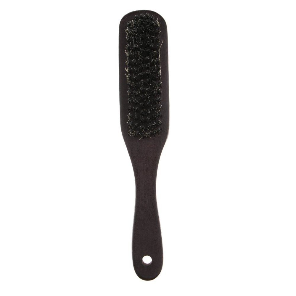 Natural Beard Brush for Men, Exfoliates Skin, for Beard Balms and Oils, Massage, Travel, Wooden Handle, Home Grooming Styling Tool