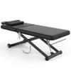Electric Massage Bed with Adjustable Height and Backrest, Electric Massage Table for Treatment, Physical Therapy and Spa Facial Bed, 2 Motor, Hydraulic Equipment, Remote Control, 32 W x 75 L, Black view 1