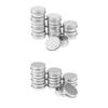 20-Pack Aluminum Tin Jars, 5g 15g Round Tins for Lip Balm Makeup Storage, Rust-Proof Screw Top Containers, Travel-Friendly Portable Size, and Reusable view 1
