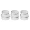 Set of 6 Aluminum Tins 200/250ml for Cosmetics and Storage - weight Spiral Screw Containers - for Lip Balms, Nail Art - Travel-Friendly view 1