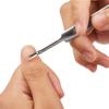 2 Pcs Stainless Steel Cuticle Pusher Trimmer Set | Dual Groove Design | and Easy to Use | For Perfect Manicure and Pedicure view 2