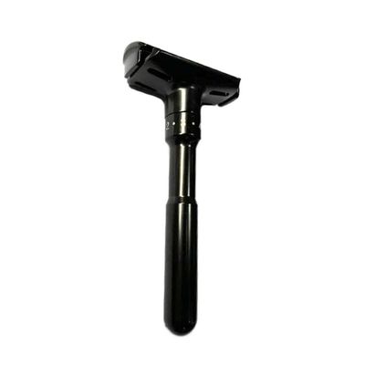 Adjustable Portable Reusable Razor - Best Gift for Father - 5 Replacement Blades - Household Beard Shaving Kit