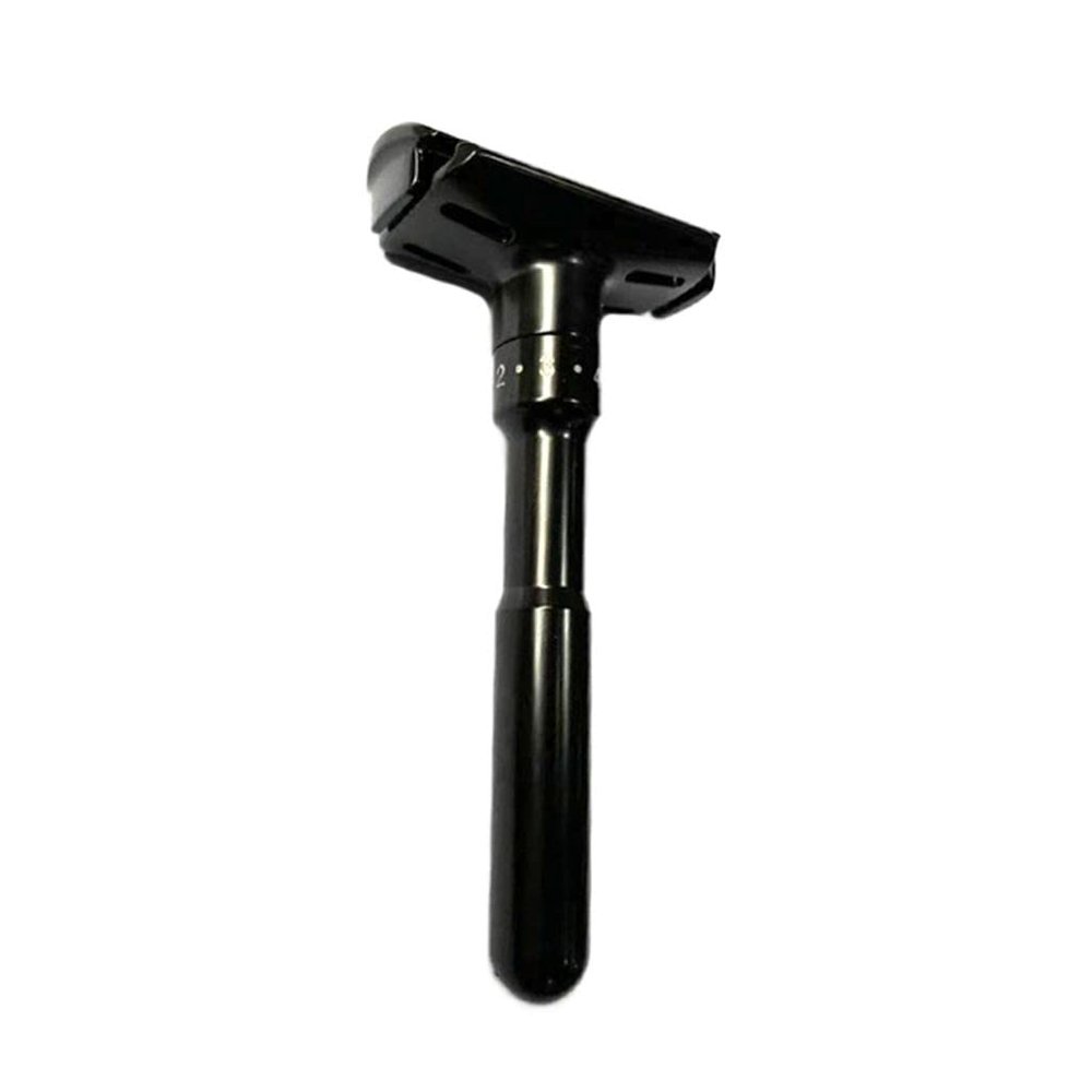 Adjustable Portable Reusable Razor - Best Gift for Father - 5 Replacement Blades - Household Beard Shaving Kit