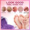 XIWEIOO Bath Salts for Soaking Himalayan Pink Bath feet soka sea Salt 3 Set Kit Lavender Orange Rose Scent Epsom Salt Tea Tree Oil Natural Soaking spa Set Christmas Gifts for Woman Mom Gifts Set view 4