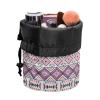 ZCFYGDX Cosmetic Bag Travel Toiletry Bag for Women Drawstring Pouch Large Makeup Bag Aztecs Style Print Makeup Organizer Bag Purple view 3
