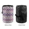 ZCFYGDX Cosmetic Bag Travel Toiletry Bag for Women Drawstring Pouch Large Makeup Bag Aztecs Style Print Makeup Organizer Bag Purple view 4