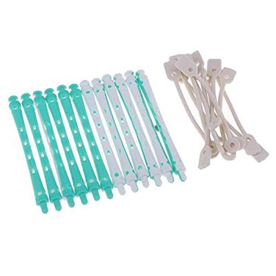 Professional Quality Hair Curler Clamps 3x12pcs - Easy to Use Non-perm Rods for Beautiful Hair Styling - 9 X 0.8 Cm - Great for All Curly Hair Types - Random Color - for