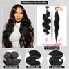 18 Inch Bundles Human Hair Body Wave Black Human Hair Bundles 12A Grade Double Weft Hair Extensions view 2