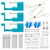 Beautidots 14G 16G 20G Body Piercing Kit for Belly Button/Lip/Tongue/Ear/Nose/Eyebrow/Nipple Piercing Gun Kits Safe Body Piercing Needle Tools for Women Men, 389-58pcs view 1