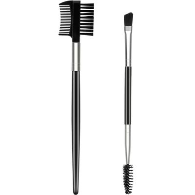 Eyebrow Brush Eyelash Comb and Eyebrow Brush Professional Eye Makeup Tools (2 Pieces Set)