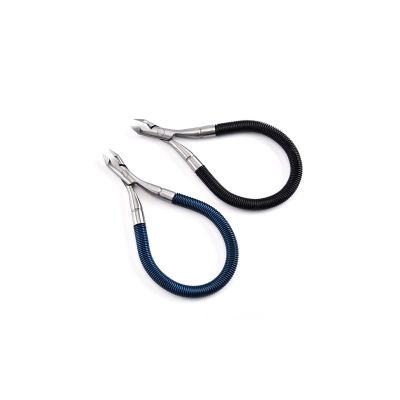 Ingrown Toenail Spiral Spring Cuticle Trimmer Nippers Cleaner Nail Gap Remover Dead Skin Rescue Hangnail (Color : 2pc)
