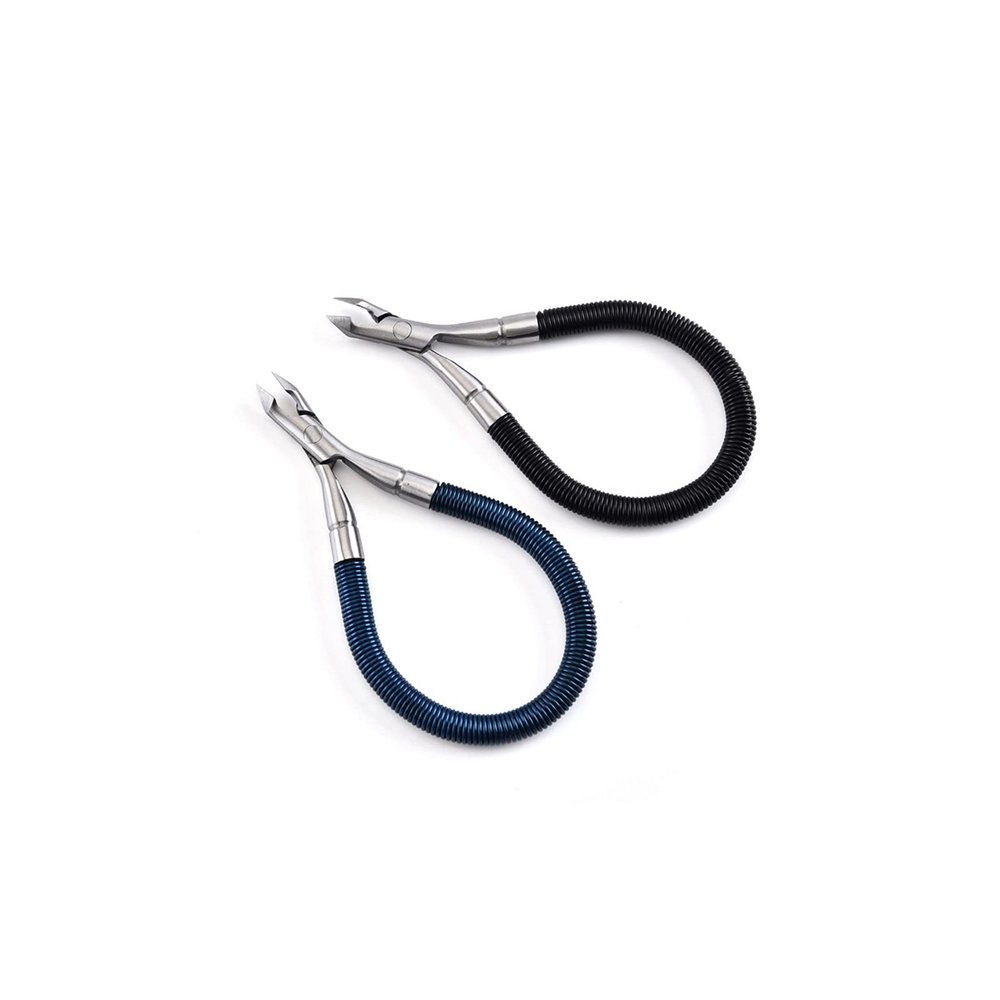 Ingrown Toenail Spiral Spring Cuticle Trimmer Nippers Cleaner Nail Gap Remover Dead Skin Rescue Hangnail (Color : 2pc)