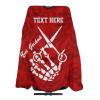 Custom Barber Cape Hairdresser Cape, Add Your Photo Text Logo Personalized Rose Flower Skull Get Faded Salon Cape for Men, Customized Hair Cutting Cape for Home Salon Barbershop view 1