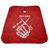 Custom Barber Cape Hairdresser Cape, Add Your Photo Text Logo Personalized Rose Flower Skull Get Faded Salon Cape for Men, Customized Hair Cutting Cape for Home Salon Barbershop view 4