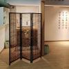 GOCHUSX Room Dividers Panel, Woven Folding Privacy Screen, Portable Freestanding Partition Wall for Home Living Room Bedroom Office Shop(Brown,200x150cm) view 2