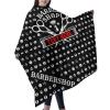 Custom Barber Cape Hairdresser Cape, Add Your Photo Text Logo Personalized Barbershop Salon Cape for Men, Customized Hair Cutting Cape for Home Salon Barbershop view 2