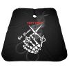 Custom Barber Cape Hairdresser Cape, Add Your Photo Text Logo Personalized Skull Get Faded Haircut Salon Cape for Men, Customized Hair Cutting Cape for Home Salon Barbershop view 4