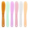 Qianyu 6Pcs Large Makeup Scoops Spatulas Plastic Cosmetic Spatula Face Mask Spoon Stick Applicator Beauty Spa Facial Skin Care Tools for DIY Cream Lotions Moisturizers Mixing and Sampling view 1