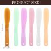 Qianyu 6Pcs Large Makeup Scoops Spatulas Plastic Cosmetic Spatula Face Mask Spoon Stick Applicator Beauty Spa Facial Skin Care Tools for DIY Cream Lotions Moisturizers Mixing and Sampling view 2