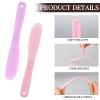 Qianyu 6Pcs Large Makeup Scoops Spatulas Plastic Cosmetic Spatula Face Mask Spoon Stick Applicator Beauty Spa Facial Skin Care Tools for DIY Cream Lotions Moisturizers Mixing and Sampling view 3