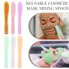 Qianyu 6Pcs Large Makeup Scoops Spatulas Plastic Cosmetic Spatula Face Mask Spoon Stick Applicator Beauty Spa Facial Skin Care Tools for DIY Cream Lotions Moisturizers Mixing and Sampling view 4