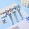 180 PCS Ear Hole Ear Care Kit Disposable Earrings Hole Cleaner Ear Piercing Care Cleaning Tool Ear Hole Cleaning Line Ear Piercing Cleaning Floss for Girls Women Men (Brown, Purple, Royal Blue) view 4
