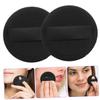 HONMEET 6pcs Makeup Foundation Makeup Sponges Pu Leather Fabric Thin Soft and Reusable for Face Powder view 2