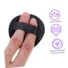 HONMEET 6pcs Makeup Foundation Makeup Sponges Pu Leather Fabric Thin Soft and Reusable for Face Powder view 4