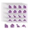 80 Pcs UV Stickers for Sunscreen, Sunscreen Stickers Reapply Reminder Know When to re-Apply Sunscreen, UV Detection Stickers Waterproof, Sunny UV Patches Reminder, SPF UV Spots for Kids (Animal Style) view 1