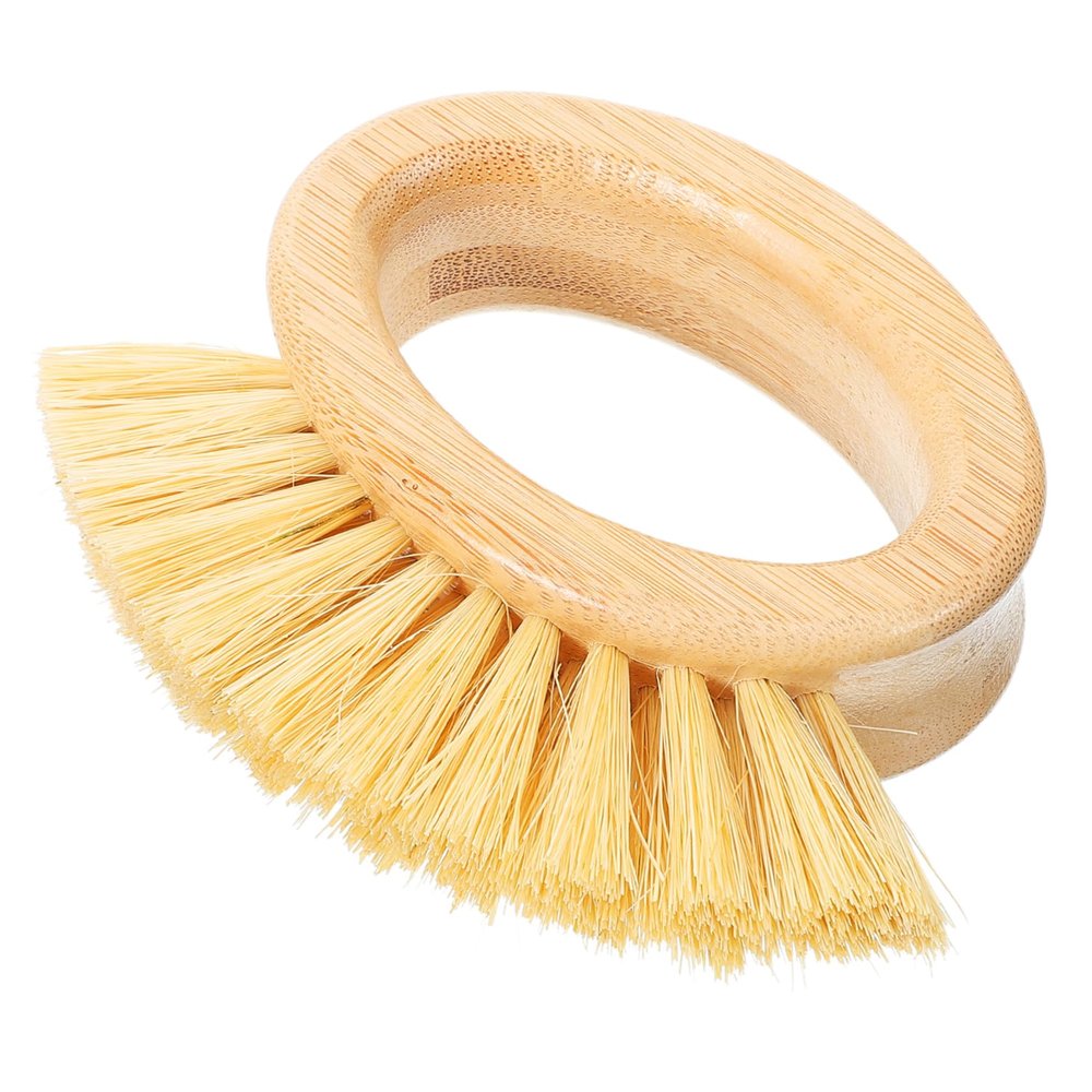 BIUDECO Salon Beard Brush for Men Bamboo Shaving Brush and Neck Duster for Hair Cutting Cleanup Ergonomic Design Lightweight and Portable Barber Tool