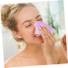 BIUDECO Makeup Remover Towel Soft Cleansing Facial Cloth for Gentle Makeup Removal Versatile Konjac Fiber Pads Purple Color for Sensitive Skin view 4