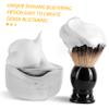 BIUDECO Large Capacity Shaving Bowl Men Shaving Soap Container Bubble Deep Shave Bowl Delicate Porcelain for Home Barber Shops Salons view 4