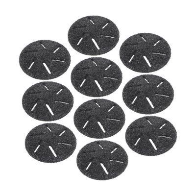 Beatifufu 10pcs Electronic Foot File Spare Heads Coarse Roller Heads for Foot Callus Remover Sanding Discs