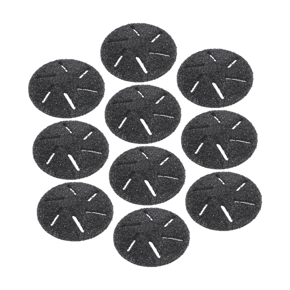 Beatifufu 10pcs Electronic Foot File Spare Heads Coarse Roller Heads for Foot Callus Remover Sanding Discs