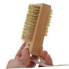 BIUDECO Manicure Brush Nail Brush for Cleaning Comfortable Wood Handle Portable view 3