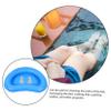 BCOATH Inflatable Foot Bath Basin for Pool Entry Foot Wash Basin for Camping and Outdoor Use with Pattern for Keeping and Grass view 2